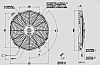 Αξονικός ανεμιστήρας SPAL 24V (Ø335mm)