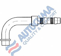 Ρακόρ Νο10 90 Frigoclic με πλακάκι (στεγανοποίηση στη σωλήνα με πλατύ λάστιχο)