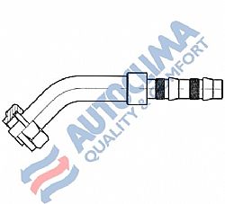 Ρακόρ Rotolock θηλυκό Νο10 45 Frigoclic (στεγανοποίηση στη σωλήνα με πλατύ λάστιχο)