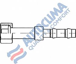 Ρακόρ θηλυκό No 6 00 STEP No 8 o-ring Fastclic (στεγανοποίηση στη σωλήνα με στρογγυλό λάστιχο)