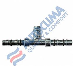 Coupling No 8 Fastclic with high pressure charging valve R134a (sealing on the hose with o-ring)