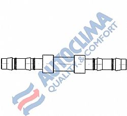 Coupling No 10 Fastclic (sealing on the hose with o-ring)